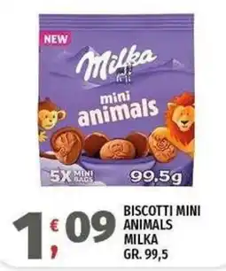 Vivo Supermercati Biscotti mini animals Milka offerta