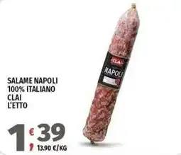 Vivo Supermercati Salame Napoli Clai offerta