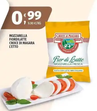Mozzarella fiordilatte croce di magara