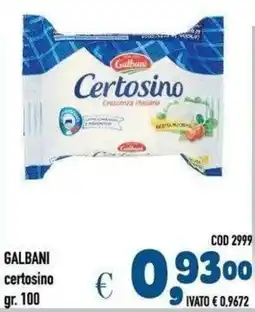 Del Prete Distribuzioni Galbani certosino offerta