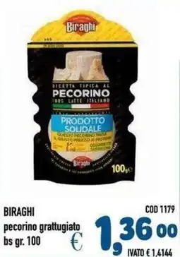 Del Prete Distribuzioni Biraghi pecorino grattugiato offerta
