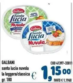 Del Prete Distribuzioni Galbani santa lucia nuvola la leggera/classica offerta