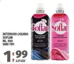 Vivo Supermercati Detersivo liquido Soflan offerta