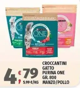 Vivo Supermercati Crocchettini gatto Purina One offerta