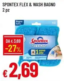 IperFamila Spontex Flex & Wash Bagno offerta