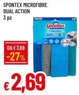 IperFamila Spontex microfibra dual action offerta