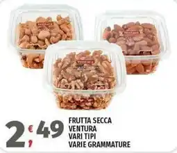 Vivo Supermercati Frutta secca Ventura offerta