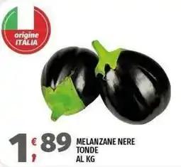 Vivo Supermercati Melanzane nere tonde offerta