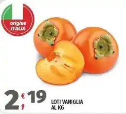 Vivo Supermercati Loti vaniglia offerta