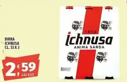 Vivo Supermercati Birra Ichnusa offerta