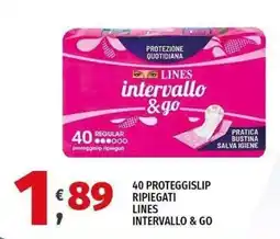 Vivo Supermercati Lines proteggi slip ripiegati offerta