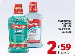 Vivo Supermercati Collutorio Colgate Plax Verde/Carboni offerta