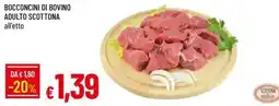 IperFamila Bocconcini di bovino adulto Scottona offerta