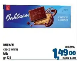 Del Prete Distribuzioni Bahlsen choco leibniz latte offerta