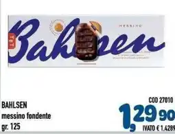 Del Prete Distribuzioni Bahlsen messino fondente offerta