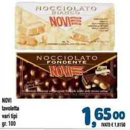 Del Prete Distribuzioni NOVI tavoletta vari tipi offerta