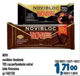 Del Prete Distribuzioni Novi novibloc fondente offerta