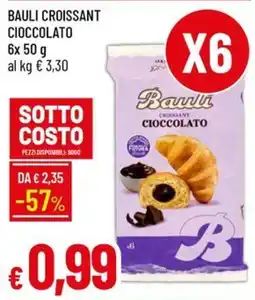 IperFamila Bauli croissant cioccolato offerta