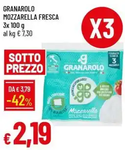 IperFamila Mozzarella fresca Granarolo offerta