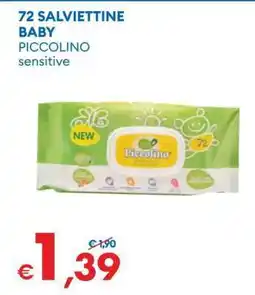 MD Discount 72 SALVIETTINE BABY offerta