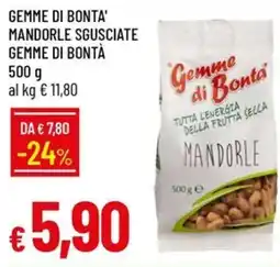 Galassia Gemme di Bonta' mandorle sgusciate offerta