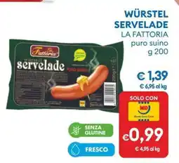 MD Discount WÜRSTEL SERVELADE offerta