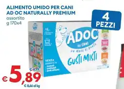 MD Discount ALIMENTO UMIDO PER CANI AD OC NATURALLY PREMIUM offerta