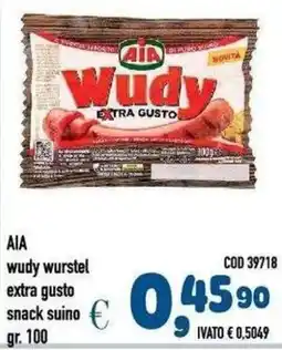 Del Prete Distribuzioni AIA wudy wurstel extra gusto offerta