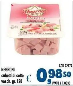 Del Prete Distribuzioni Negroni cubetti di cotto offerta
