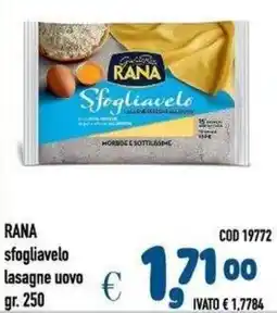 Del Prete Distribuzioni Rana sfogliavelo lasagne uovo offerta