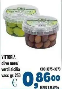 Del Prete Distribuzioni Vittoria olive nere/verdi sicilia offerta