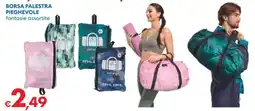 MD Discount BORSA PALESTRA PIEGHEVOLE offerta