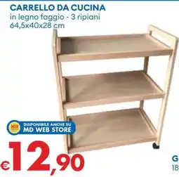 MD Discount CARRELLO DA CUCINA offerta