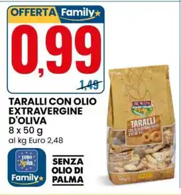 Eurospin TARALLI CON OLIO EXTRAVERGINE D'OLIVA offerta