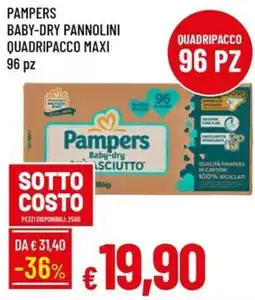 IperFamila Pampers Baby-dry pannolini offerta