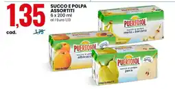 Eurospin SUCCO E POLPA ASSORTITI offerta