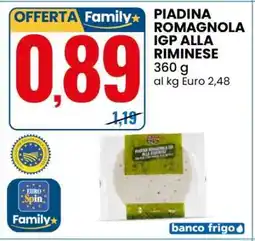 Eurospin Piadina Romagnola IGP alla Riminese offerta