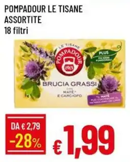 Galassia Pompadour le tisane assortite offerta