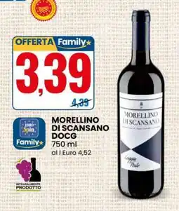 Eurospin MORELLINO DI SCANSANO DOCG offerta