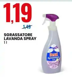Eurospin SGRASSATORE LAVANDA SPRAY offerta