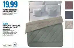 Eurospin PIUMINO BICOLOR MATRIMONIALE offerta