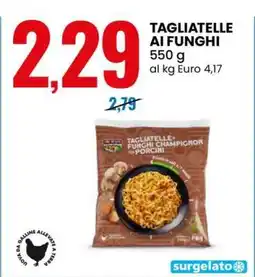 Eurospin Tagliatelle ai funghi offerta