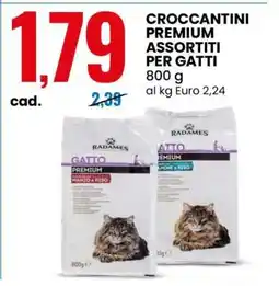 Eurospin CROCCANTINI PREMIUM ASSORTITI PER GATTI offerta
