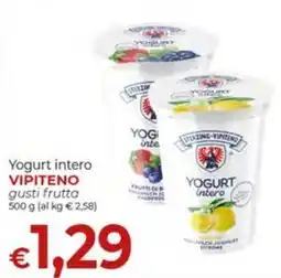 Supermercati Nonna Isa Yogurt intero VIPITENO offerta
