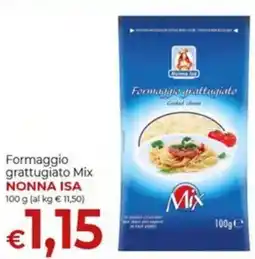 Supermercati Nonna Isa Formaggio grattugiato Mix NONNA ISA offerta