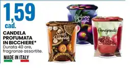 Eurospin Candela Profumata In Bicchiere offerta