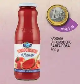 Sidis Passata di pomodoro Santa Rosa offerta