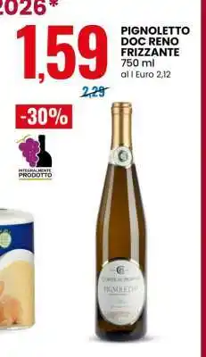 Eurospin Pignoletto DOC Reno Frizzante offerta