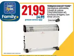 Eurospin TERMOCONVETTORE offerta