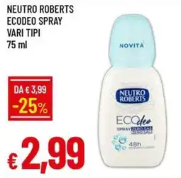 Galassia Neutro Roberts Ecodeo spray offerta